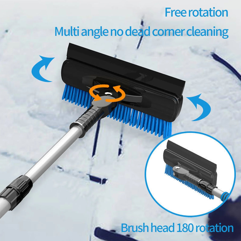 Extendable Snow Brush & Ice Scraper – Multi functional Winter Car Cleaning Tool