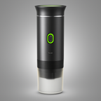 Portable Espresso Machine for Travel, 3-In-1 Mini Coffee Maker with USB-C, Compatible with NS/DG Capsules/Ground Coffee, 20 Bar, Ideal for Camping, Car, Office & Gifts, Gray