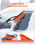 Snow Brush & Ice Scraper for Car Windshield – 27-Inch Aluminium Winter Tool